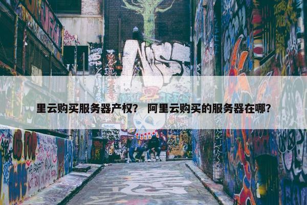 里云购买服务器产权？ 阿里云购买的服务器在哪？