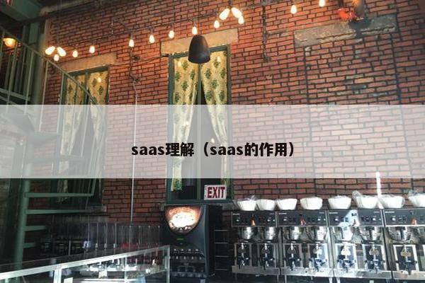 saas理解（saas的作用）