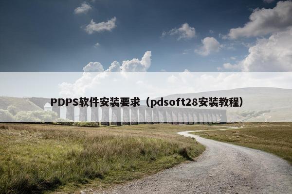 PDPS软件安装要求（pdsoft28安装教程）