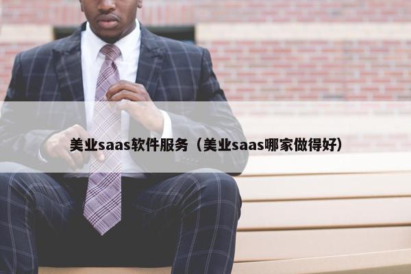 美业saas软件服务（美业saas哪家做得好）