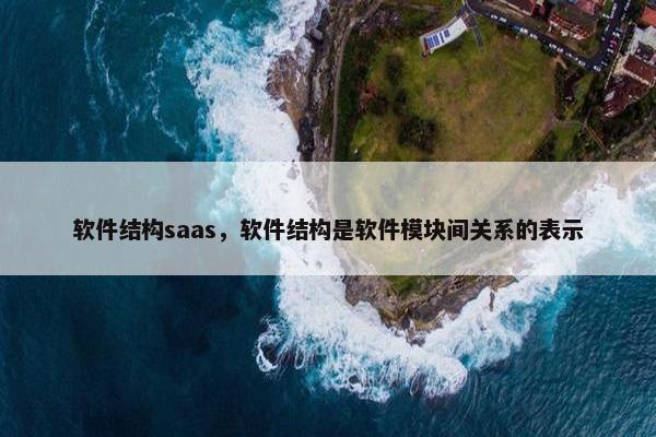软件结构saas，软件结构是软件模块间关系的表示