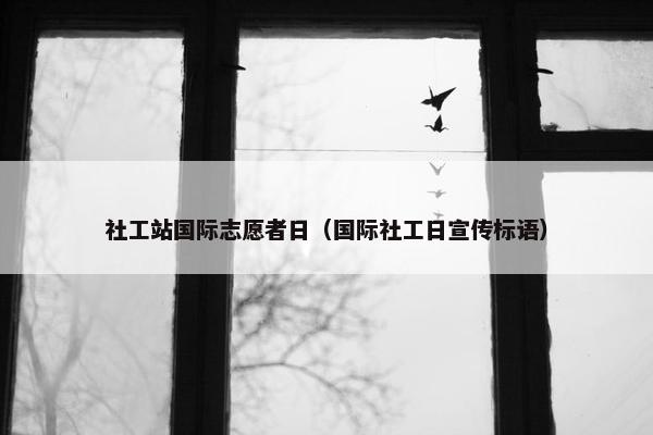 社工站国际志愿者日（国际社工日宣传标语）