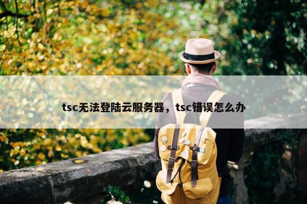 tsc无法登陆云服务器，tsc错误怎么办