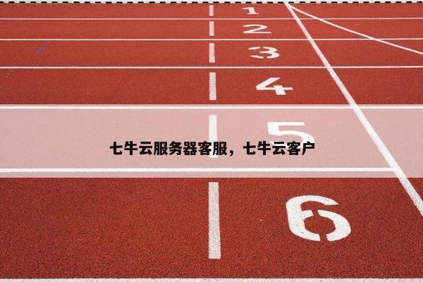 七牛云服务器客服，七牛云客户