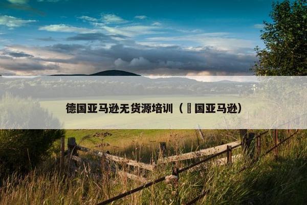 德国亚马逊无货源培训（徳国亚马逊）