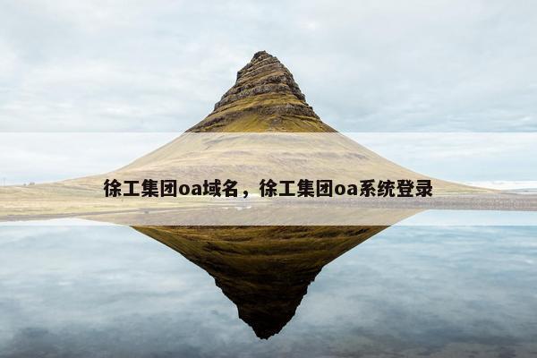 徐工集团oa域名，徐工集团oa系统登录