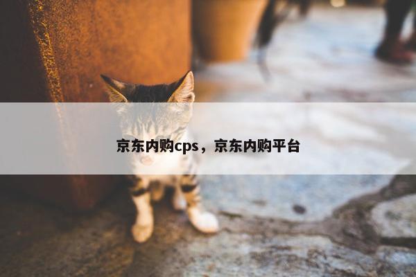 京东内购cps，京东内购平台
