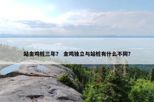 站金鸡桩三年？ 金鸡独立与站桩有什么不同？