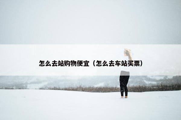 怎么去站购物便宜（怎么去车站买票）