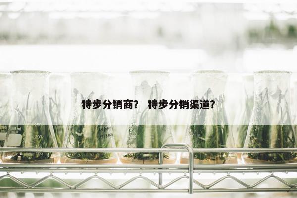 特步分销商？ 特步分销渠道？