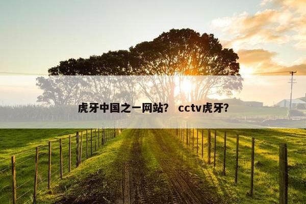 虎牙中国之一网站？ cctv虎牙？