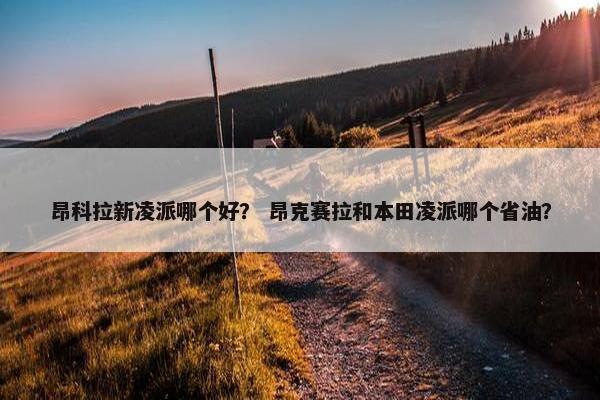 昂科拉新凌派哪个好？ 昂克赛拉和本田凌派哪个省油？