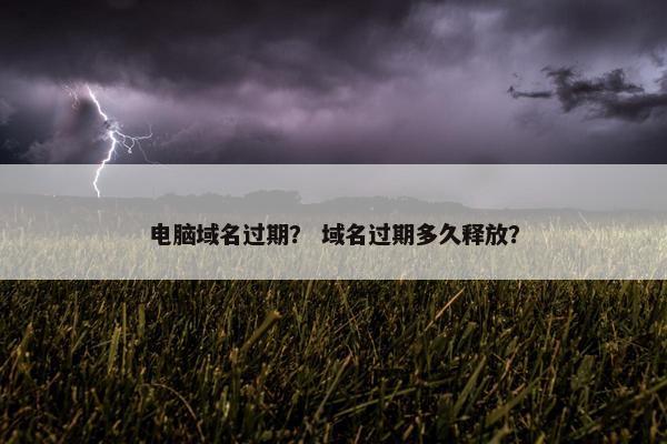 电脑域名过期？ 域名过期多久释放？