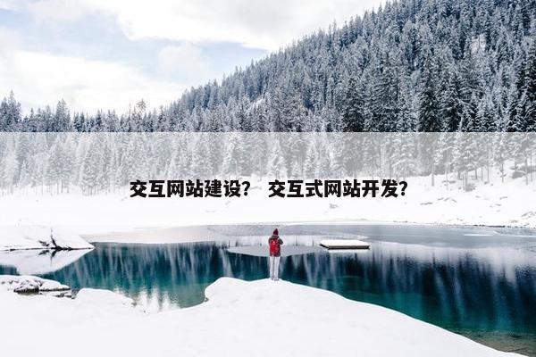 交互网站建设？ 交互式网站开发？