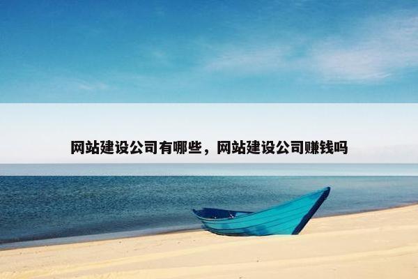 网站建设公司有哪些，网站建设公司赚钱吗