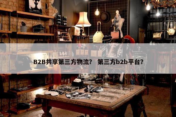 B2B共享第三方物流？ 第三方b2b平台？