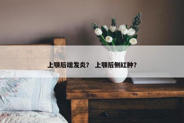 上颚后端发炎？ 上颚后侧红肿？