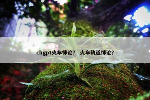 chgpt火车悖论？ 火车轨道悖论？