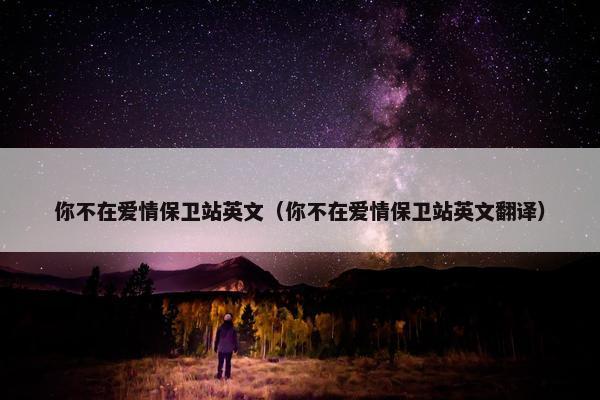 你不在爱情保卫站英文（你不在爱情保卫站英文翻译）