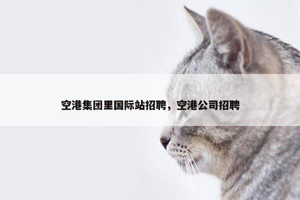 空港集团里国际站招聘，空港公司招聘