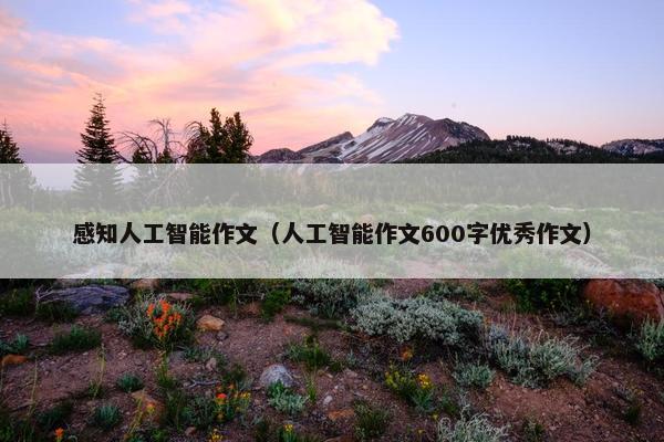 感知人工智能作文（人工智能作文600字优秀作文）