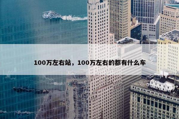 100万左右站，100万左右的都有什么车