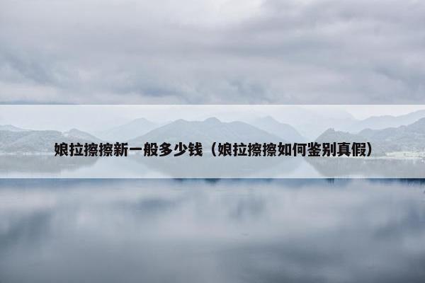 娘拉擦擦新一般多少钱（娘拉擦擦如何鉴别真假）