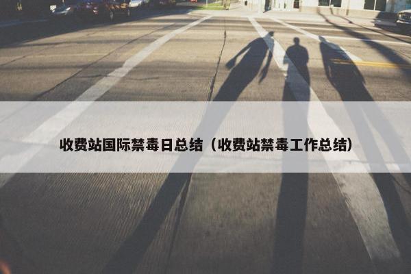 收费站国际禁毒日总结（收费站禁毒工作总结）