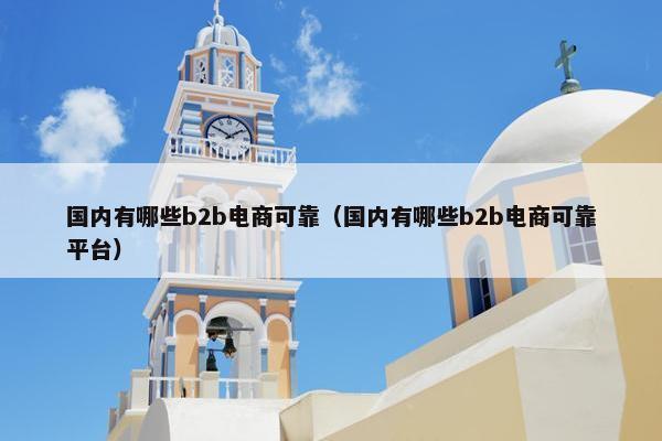 国内有哪些b2b电商可靠（国内有哪些b2b电商可靠平台）