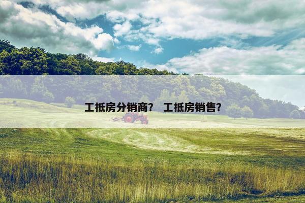 工抵房分销商？ 工抵房销售？