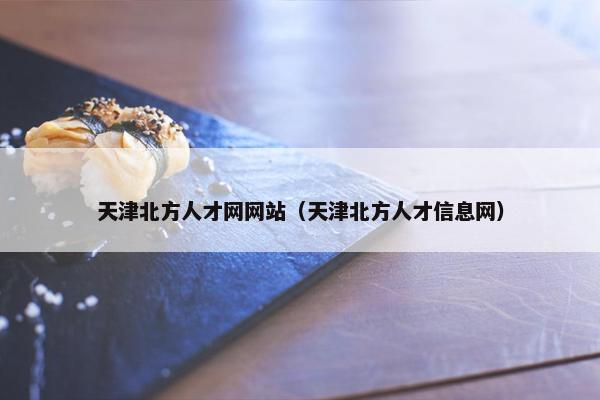 天津北方人才网网站（天津北方人才信息网）