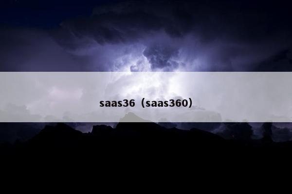 saas36（saas360）
