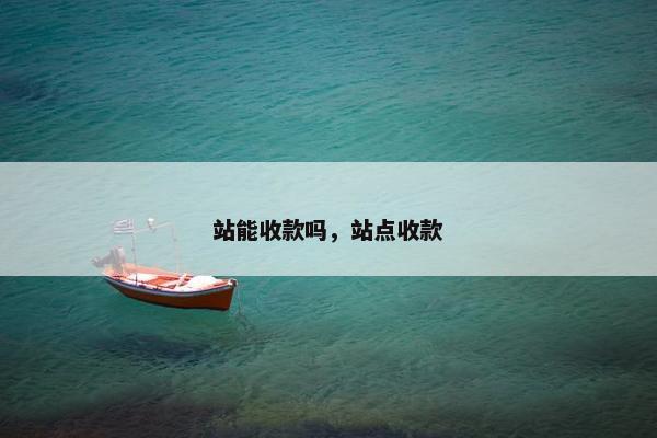 站能收款吗，站点收款