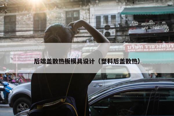 后端盖散热板模具设计（塑料后盖散热）