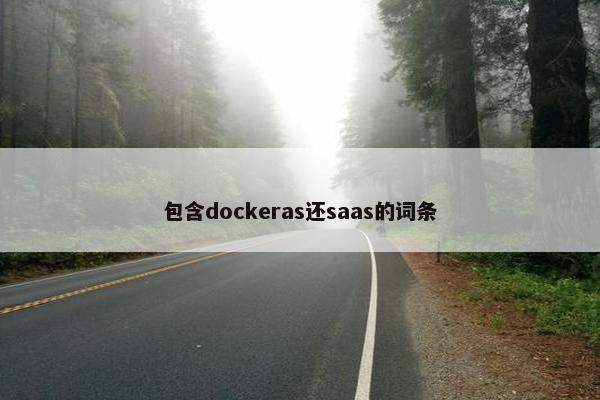包含dockeras还saas的词条