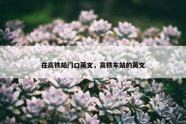 在高铁站门口英文，高铁车站的英文