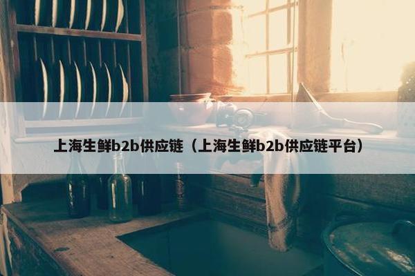 上海生鲜b2b供应链（上海生鲜b2b供应链平台）