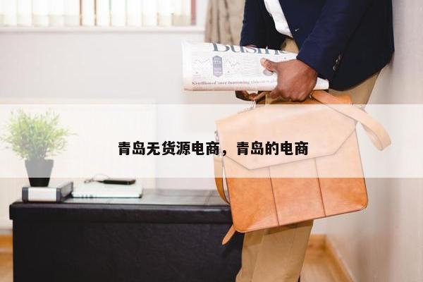 青岛无货源电商，青岛的电商