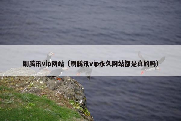 刷腾讯vip网站（刷腾讯vip永久网站都是真的吗）