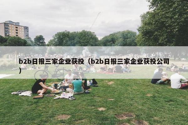 b2b日报三家企业获投（b2b日报三家企业获投公司）