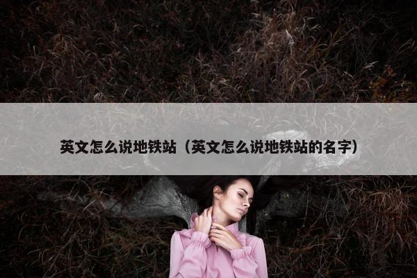 英文怎么说地铁站（英文怎么说地铁站的名字）
