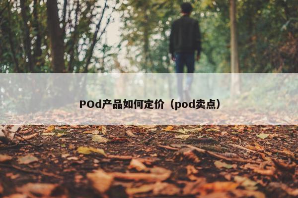 POd产品如何定价（pod卖点）