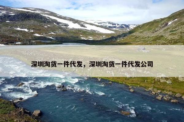 深圳淘货一件代发，深圳淘货一件代发公司