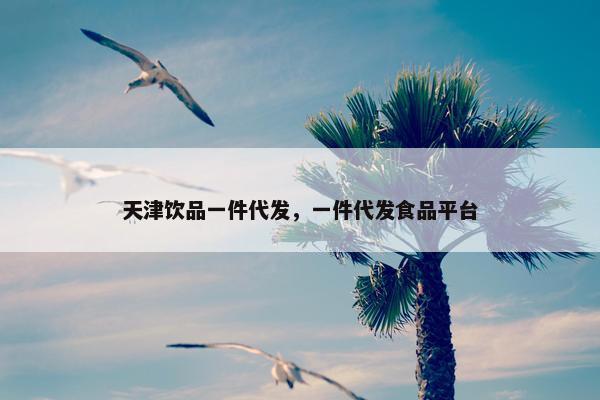 天津饮品一件代发，一件代发食品平台