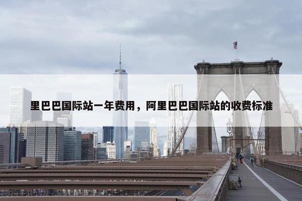 里巴巴国际站一年费用，阿里巴巴国际站的收费标准