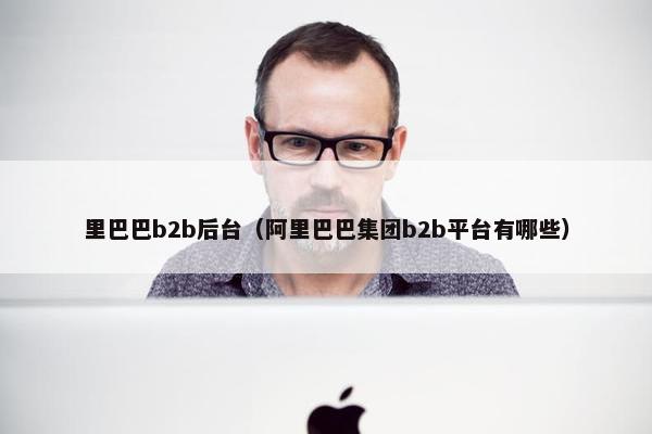 里巴巴b2b后台（阿里巴巴集团b2b平台有哪些）