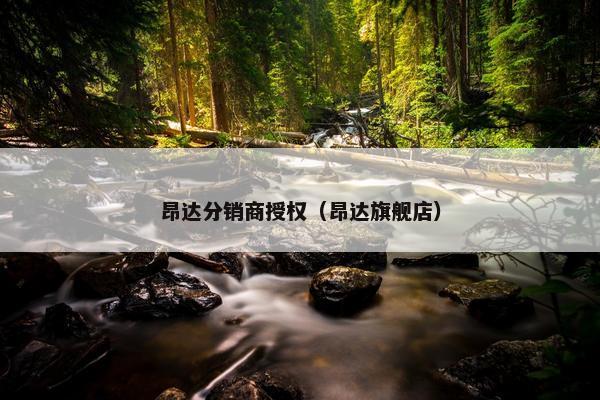 昂达分销商授权(昂达旗舰店)
