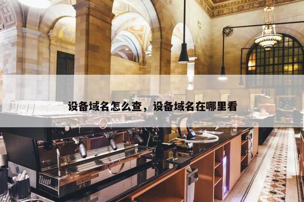 设备域名怎么查,设备域名在哪里看