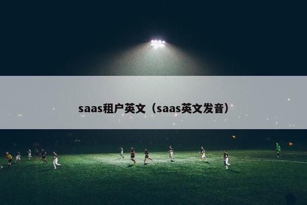 saas租户英文（saas英文发音）