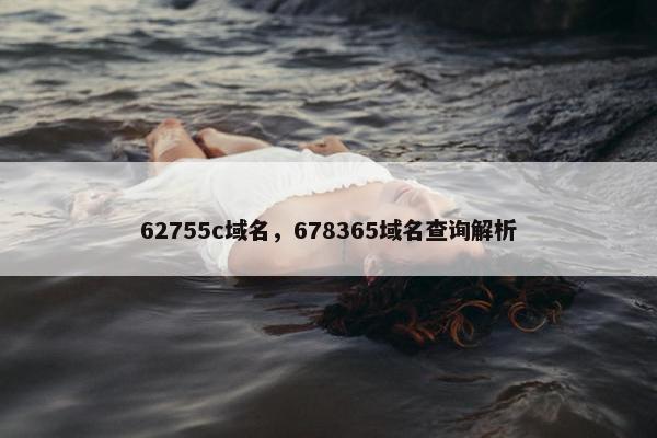 62755c域名,678365域名查询解析